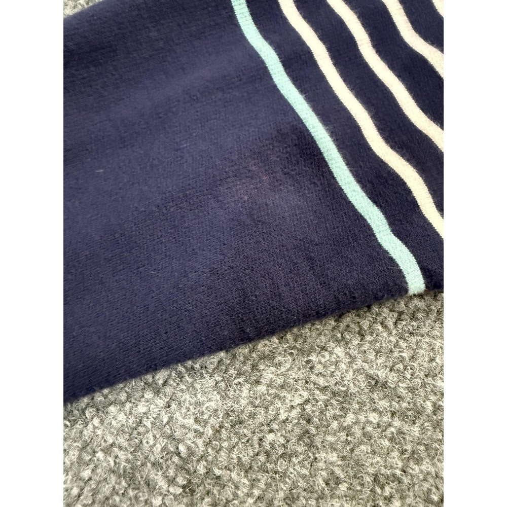 Paul Smith Sweater Mens Large Blue Striped Snap Cardigan Pockets Cotton - Picture 4 of 12